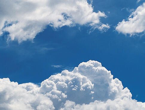 blue sky with clouds