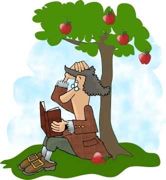 Isaac Newton, apple